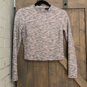 Forever 21 long sleeve crop top